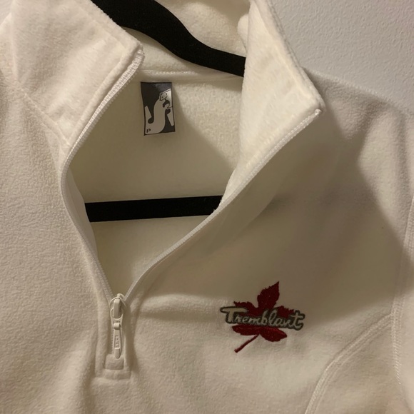 White Fleece Sweater - Picture 2 of 2